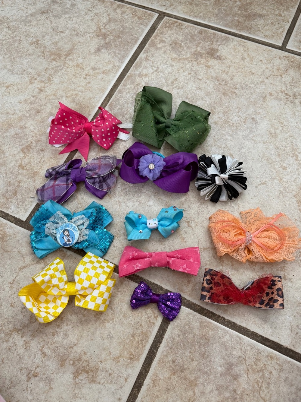 Assorted Kids Hair Bows - Mixed Colors